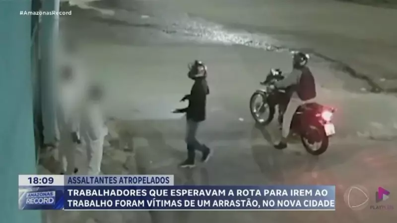 Assalto a trabalhadores em Manaus: criminosos agem enquanto vítimas esperavam por transporte