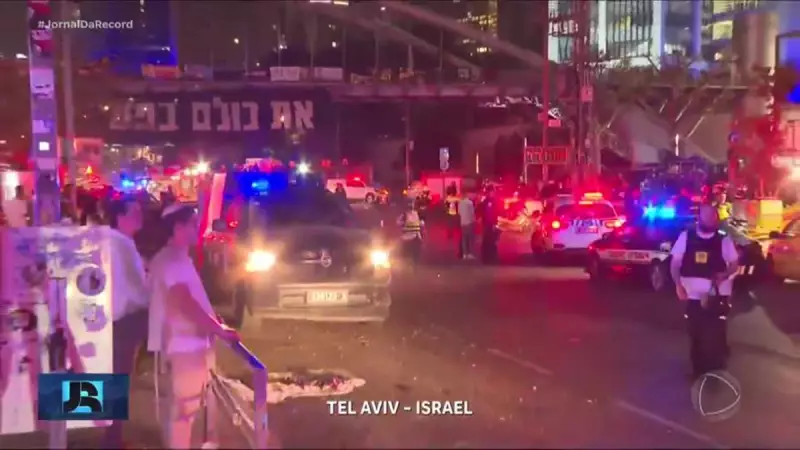 Ataque com míssil iraniano em Tel Aviv deixa vítimas e causa destruição