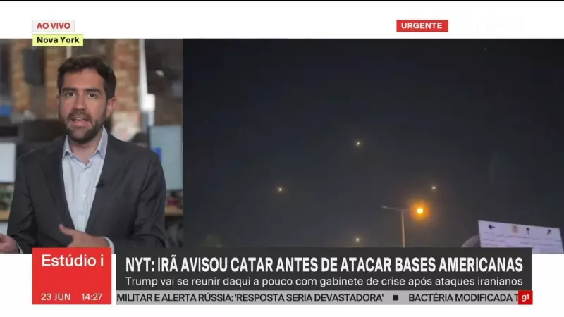 Ataque do Irã a base americana no Catar: vídeo mostra mísseis no céu de Doha