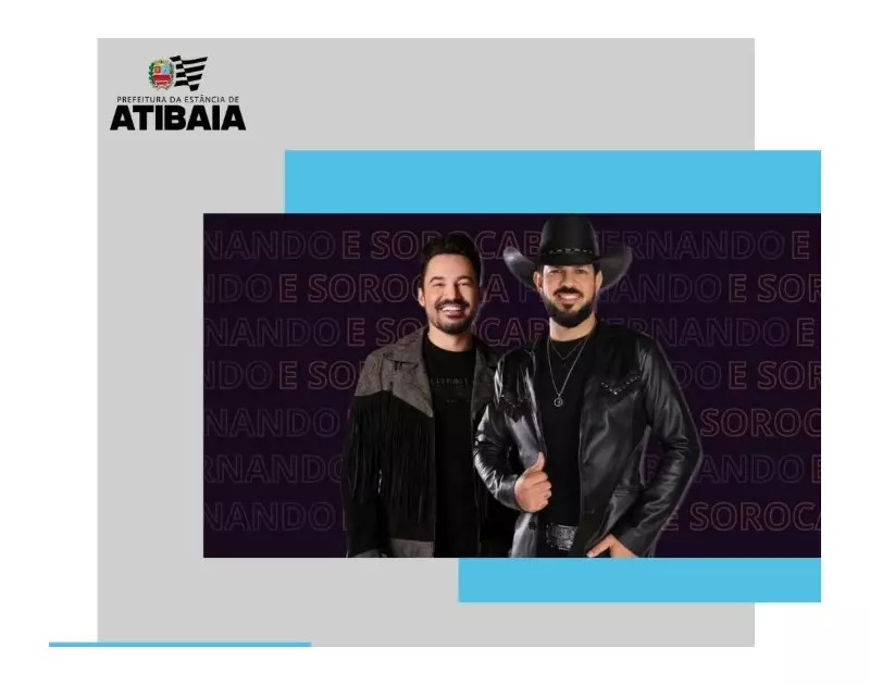 Atibaia celebra aniversário com shows imperdíveis: confira a programação!