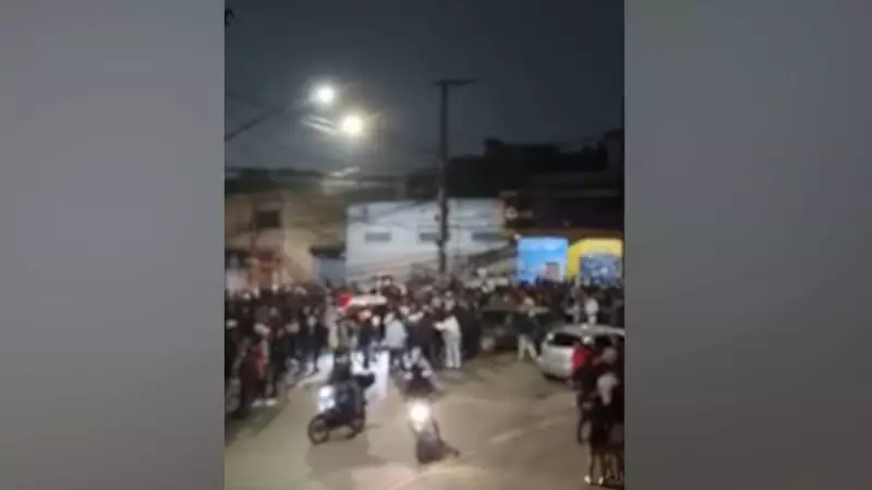 Atropelamento em festa junina de Guarulhos termina em briga generalizada