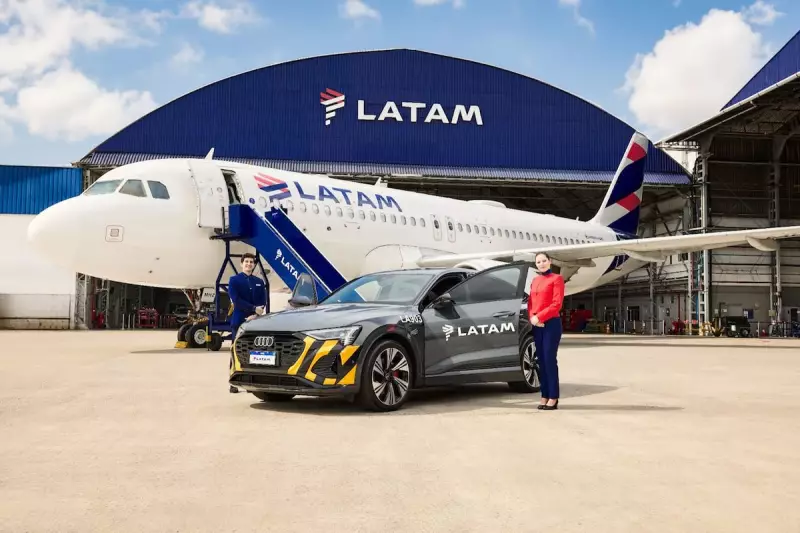 Audi elétricos da LATAM chegam ao Aeroporto de Guarulhos com embarque remoto inovador