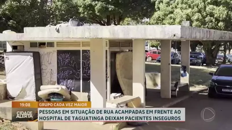 Aumento de moradores em situação de rua eleva insegurança em hospital do DF
