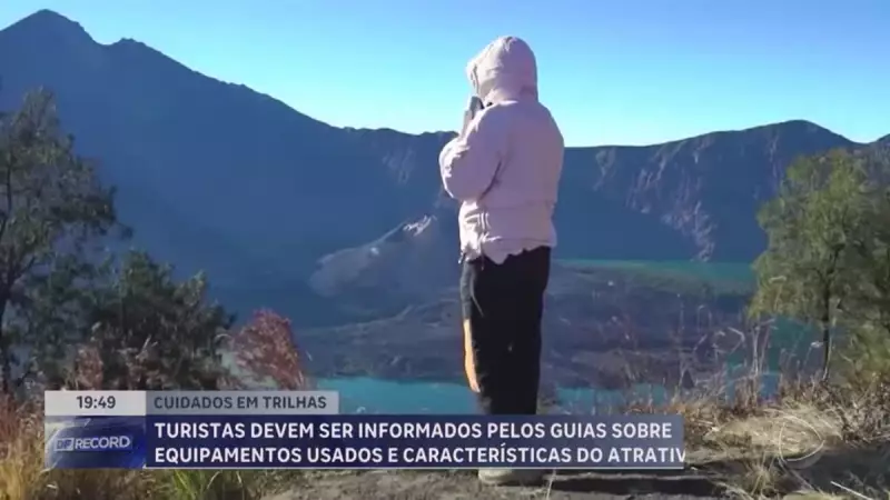 Aventura com risco: brasileira morre em trilha na Indonésia e alerta para perigos
