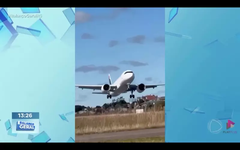 Avião da LATAM enfrenta ventos fortes e faz arremetagem em Caxias do Sul — Saiba detalhes
