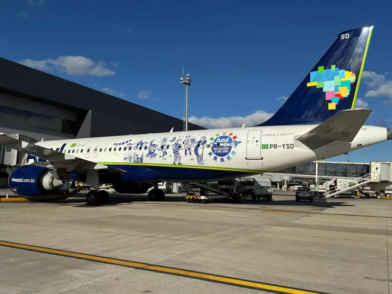 Azul surpreende com aeronave temática de Festas Juninas: veja fotos!