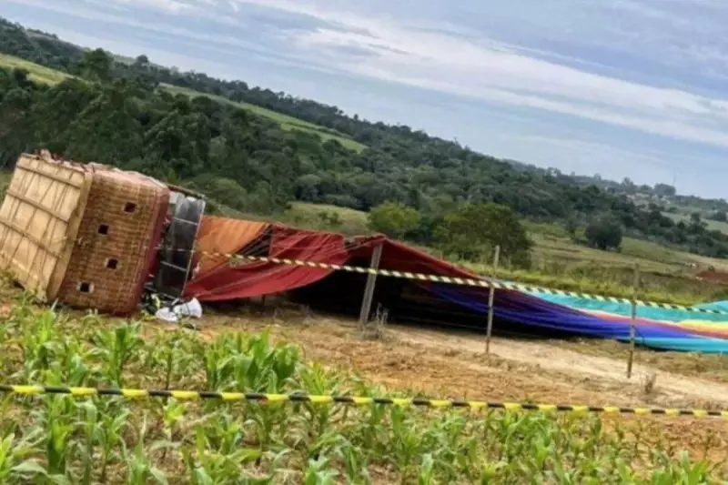 Balão Cai em São Paulo: 1 Morto e 11 Feridos em Acidente sem Autorização