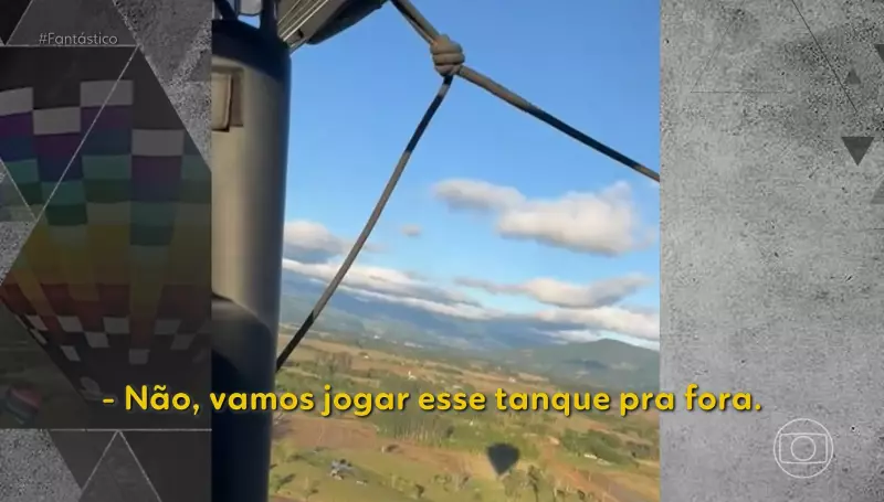 Balão decola com pessoas que não conseguiram pular em SC: piloto relata momento de tensão