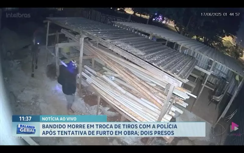 Bandido morre em confronto com a polícia após tentativa de furto em obra no interior de SP