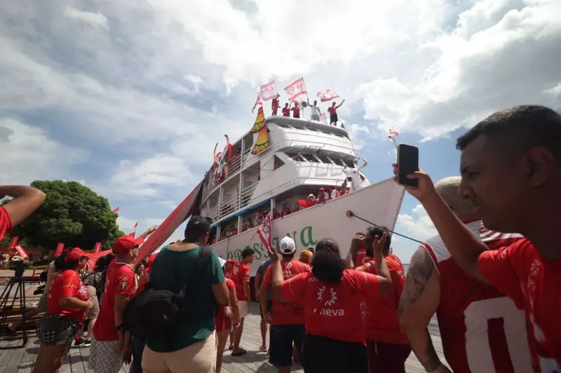 Barco do Mag chega a Parintins e emociona torcedores do Garantido: veja os melhores momentos