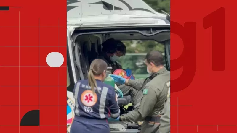 Bebê de 4 meses sofre queimaduras com café quente e é resgatado de helicóptero no ES