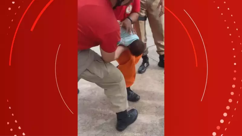 Bebê é salvo por bombeiros após engasgar em Macapá: veja o vídeo emocionante!