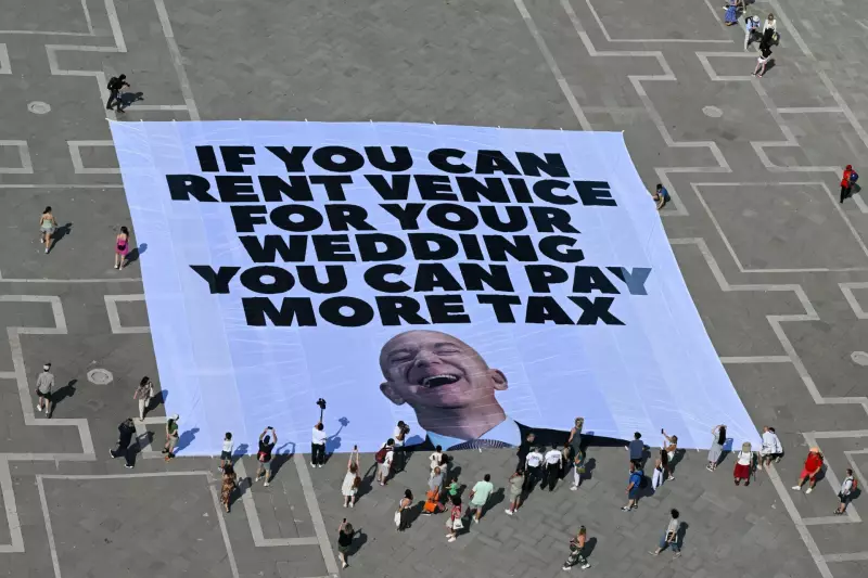 Bezos muda festa de casamento para Veneza temendo protestos, diz agência