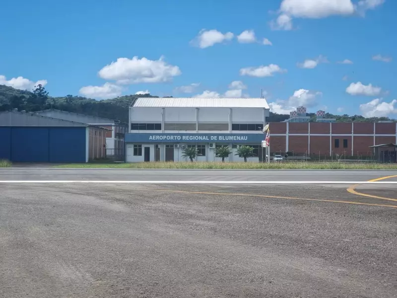 Blumenau avança com voos noturnos: Aeroporto Regional ganha melhorias
