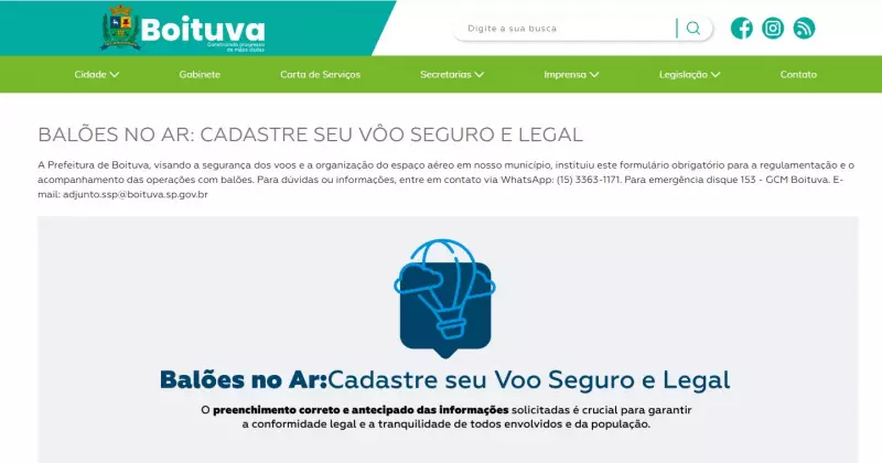 Boituva se prepara para mais de 30 voos de balão neste sábado; cadastro passa a ser obrigatório