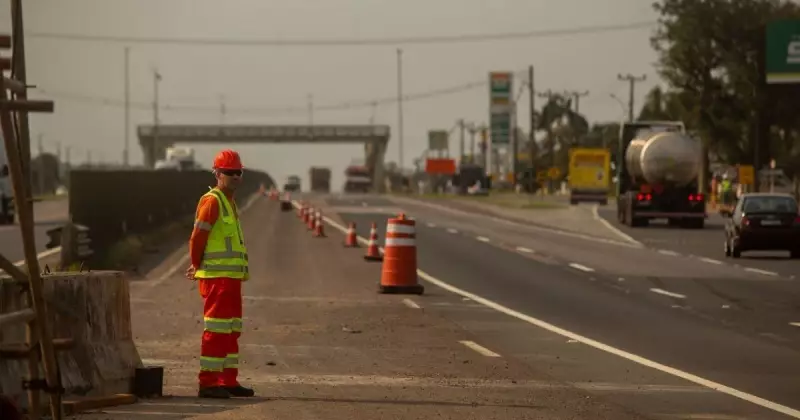 BR-101 Sul em SC: Obras causam interdições e mudanças no trânsito — confira os trechos afetados