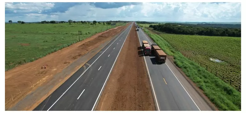 BR-163 terá desvio a partir desta sexta (13) para construção de viadutos em MT; veja rotas alternativas
