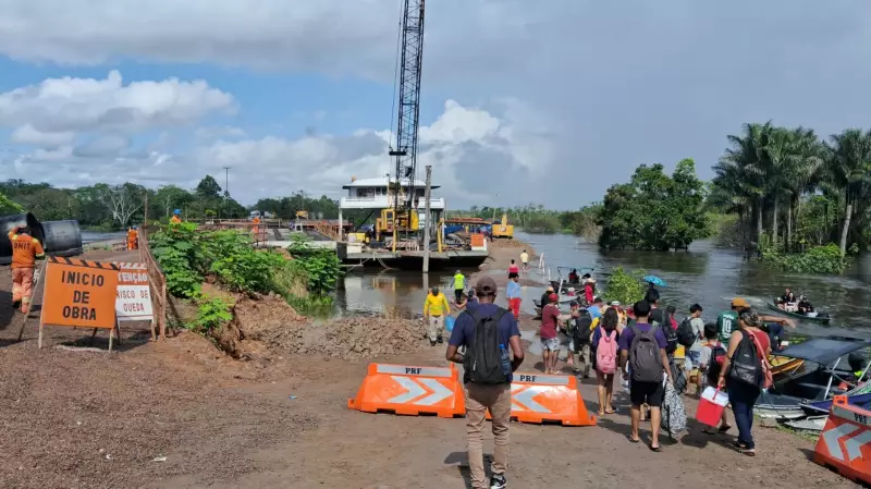 BR-319: Trecho sobre o Rio Curuçá será interditado para obras a partir desta segunda-feira (30)