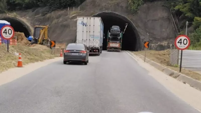 BR-381: Túneis terão interdições nesta quinta (12) e sexta (13) — saiba os horários e alternativas