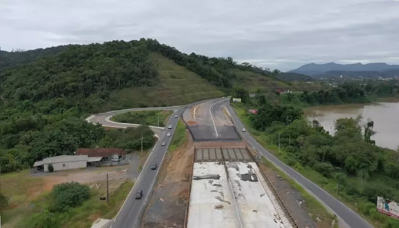 BR-470 em SC: Obras causam interdição temporária — veja os trechos afetados
