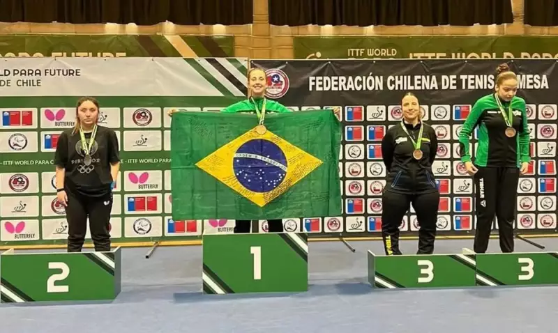 Brasil brilha no tênis de mesa paralímpico com 28 medalhas, sendo 11 de ouro