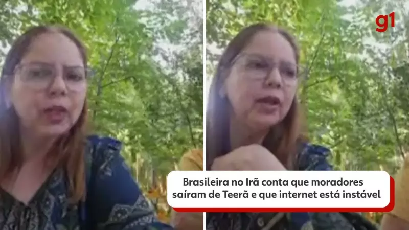 Brasileira no Irã relata fuga de moradores de Teerã e restrições de internet e combustível
