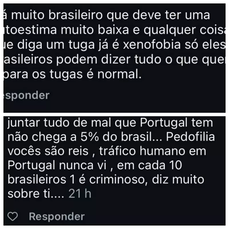 Brasileira sofre xenofobia em Portugal e vira alvo de ataques nas redes sociais