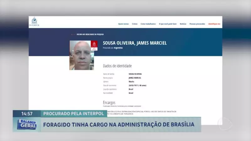 Brasileiro procurado pela Interpol por crimes na Argentina é encontrado em Brasília