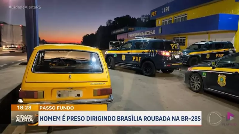 Brasília Amarela roubada em Passo Fundo é recuperada pela polícia - Veja os detalhes!