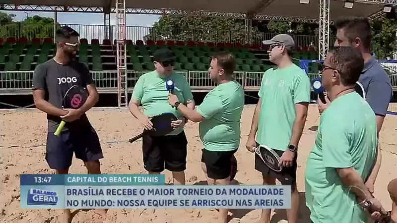Brasília sedia o maior campeonato de beach tennis do mundo com mais de 700 atletas