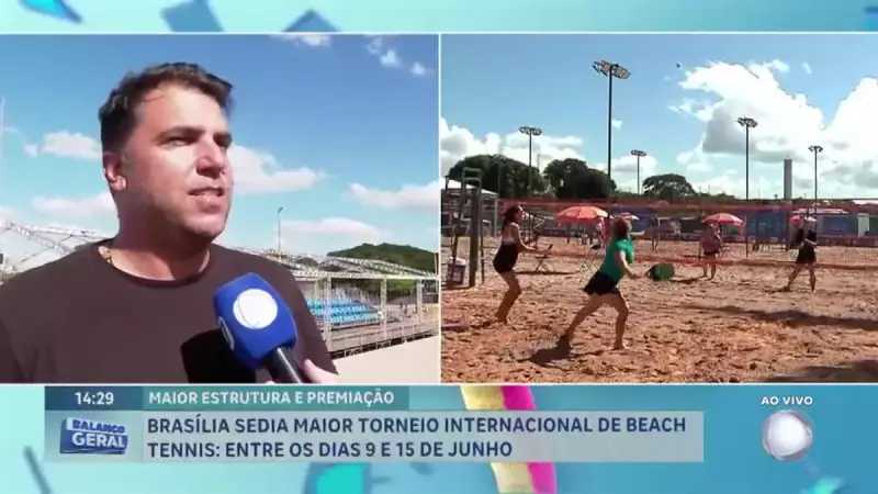 Brasília sedia o maior torneio de beach tennis no Estádio Mané Garrincha em 2025