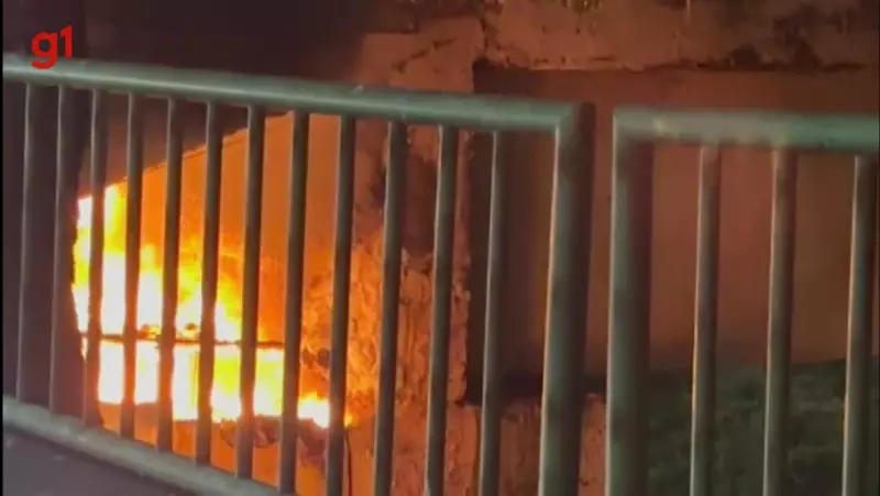 Briga entre moradores de rua termina em incêndio e três detidos em Montes Claros