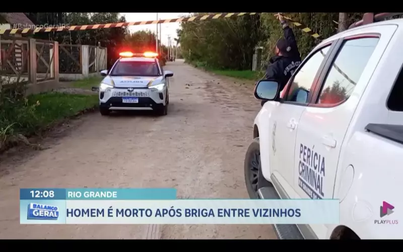 Briga entre vizinhos termina em tragédia: homem é morto no Rio Grande do Sul