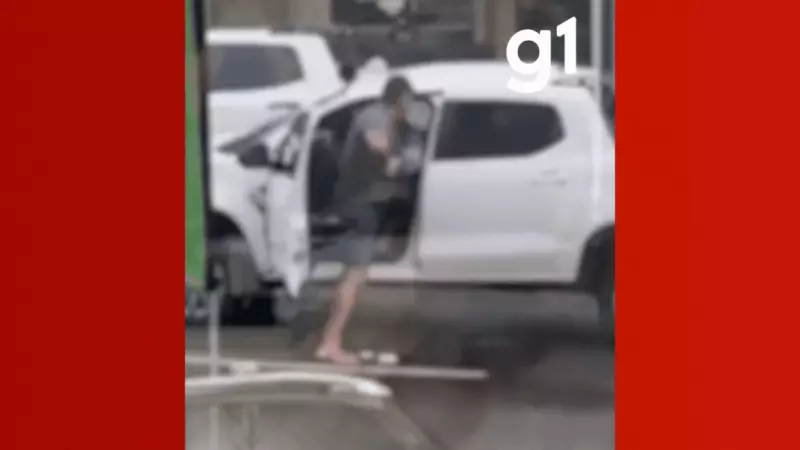 Briga no trânsito termina com motorista esfaqueado em Mato Grosso; veja o vídeo