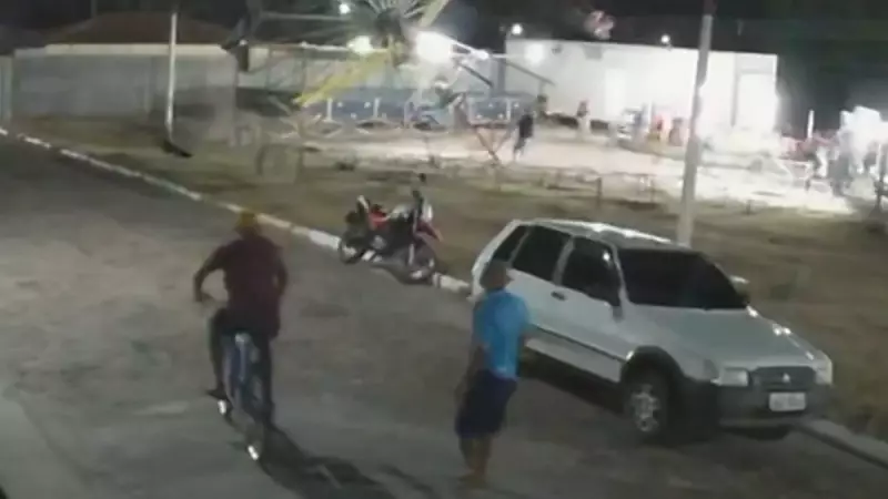 Brinquedo desaba em parque de diversões no Piauí e deixa cinco crianças feridas