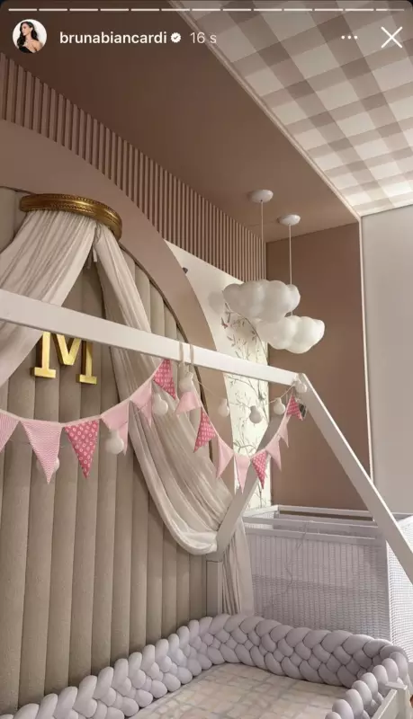 Bruna Biancardi revela luxo do quartinho da filha Mavie em mansão: confira os detalhes!