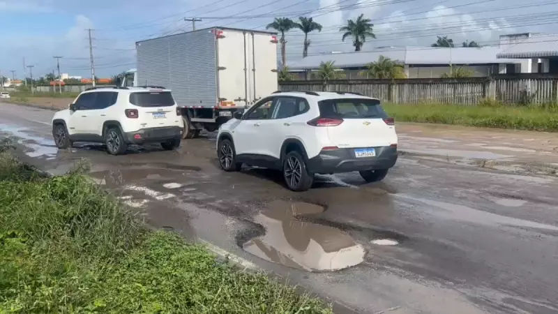 Buracos na BR-304 causam desvios e transtornos no Rio Grande do Norte