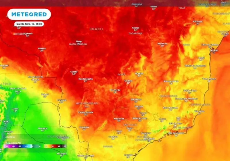 Calor e ar seco dominam o Brasil no feriado de Corpus Christi: saiba como se proteger