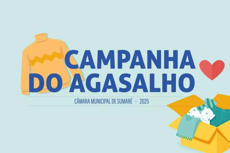 Câmara de Sumaré promove Campanha do Agasalho e incentiva doações para o inverno