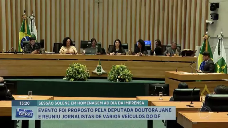 Câmara Legislativa homenageia o Dia da Imprensa com sessão solene emocionante