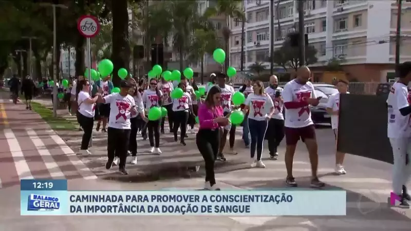 Caminhada em Santos promove conscientização sobre doação de sangue — participe!