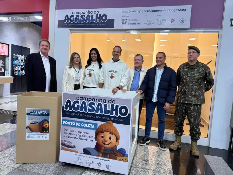 Campanha do Agasalho 2025: Pátio Limeira Shopping promove solidariedade no inverno