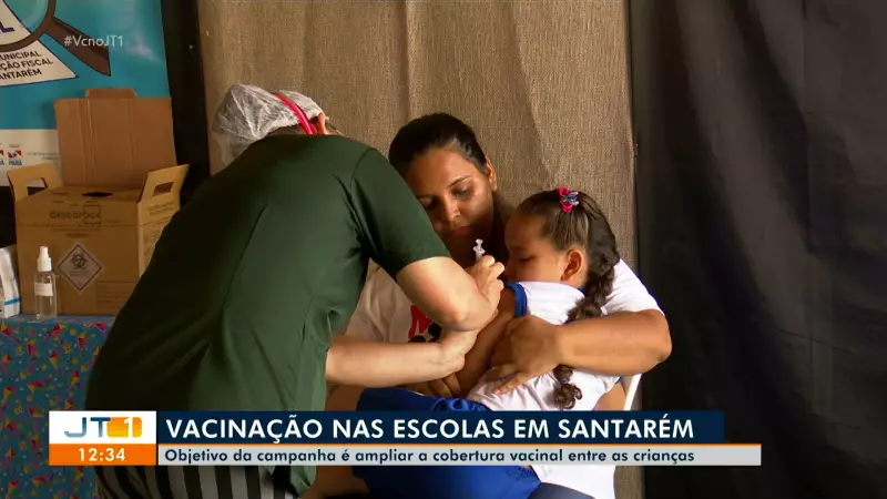 Campanha Nacional de Vacinação Chega às Escolas Infantis de Santarém