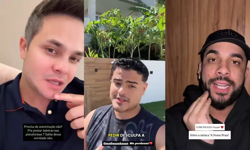 Cantor sertanejo se revolta com regravação não autorizada e ganha apoio de compositores