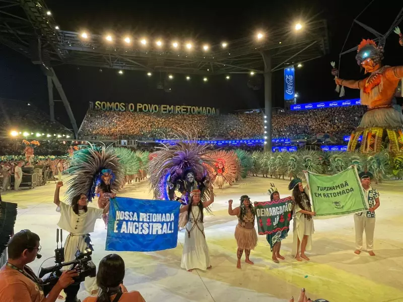 Caprichoso leva a luta dos Tupinambá ao Bumbódromo em Parintins 2025