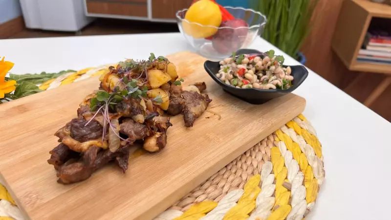 Carne de Sol na Tábua com Vinagrete de Feijão Fradinho: Receita Nordestina Imperdível