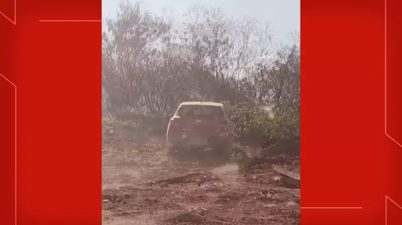 Carro de vítima de sequestro-relâmpago na Asa Norte é recuperado pela Polícia Militar do DF