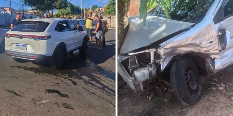 Carro invade residência após acidente em Campinas; vítima é hospitalizada