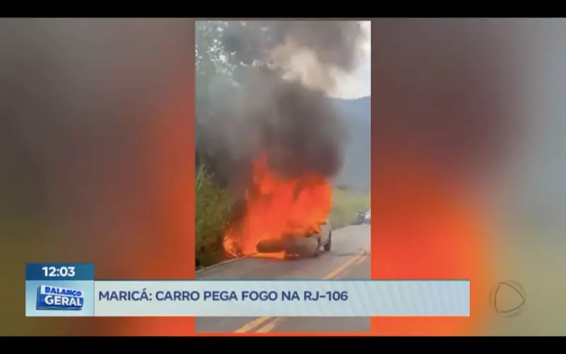 Carro pega fogo na RJ-106: veja o que aconteceu e como evitar acidentes similares