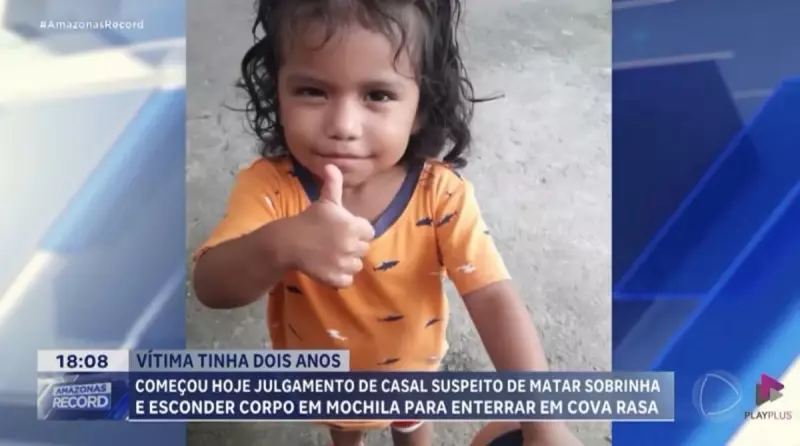 Casal é julgado por assassinato de sobrinha de 2 anos em Manaus: detalhes do caso chocante